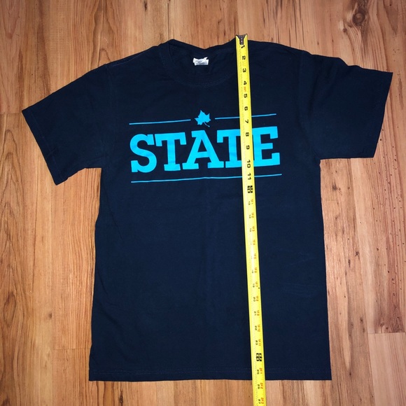 Tee Shirt State Navy Blue Small UNISEX - Picture 7 of 12